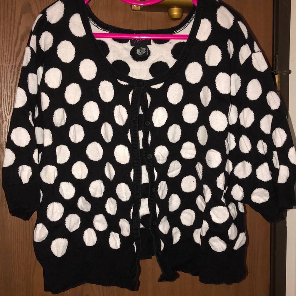 Torrid Polka dot shrug